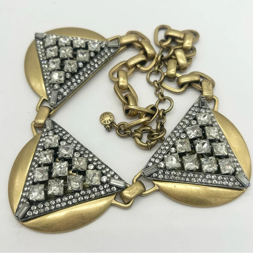 J. Crew Jeweled Medallion Necklace